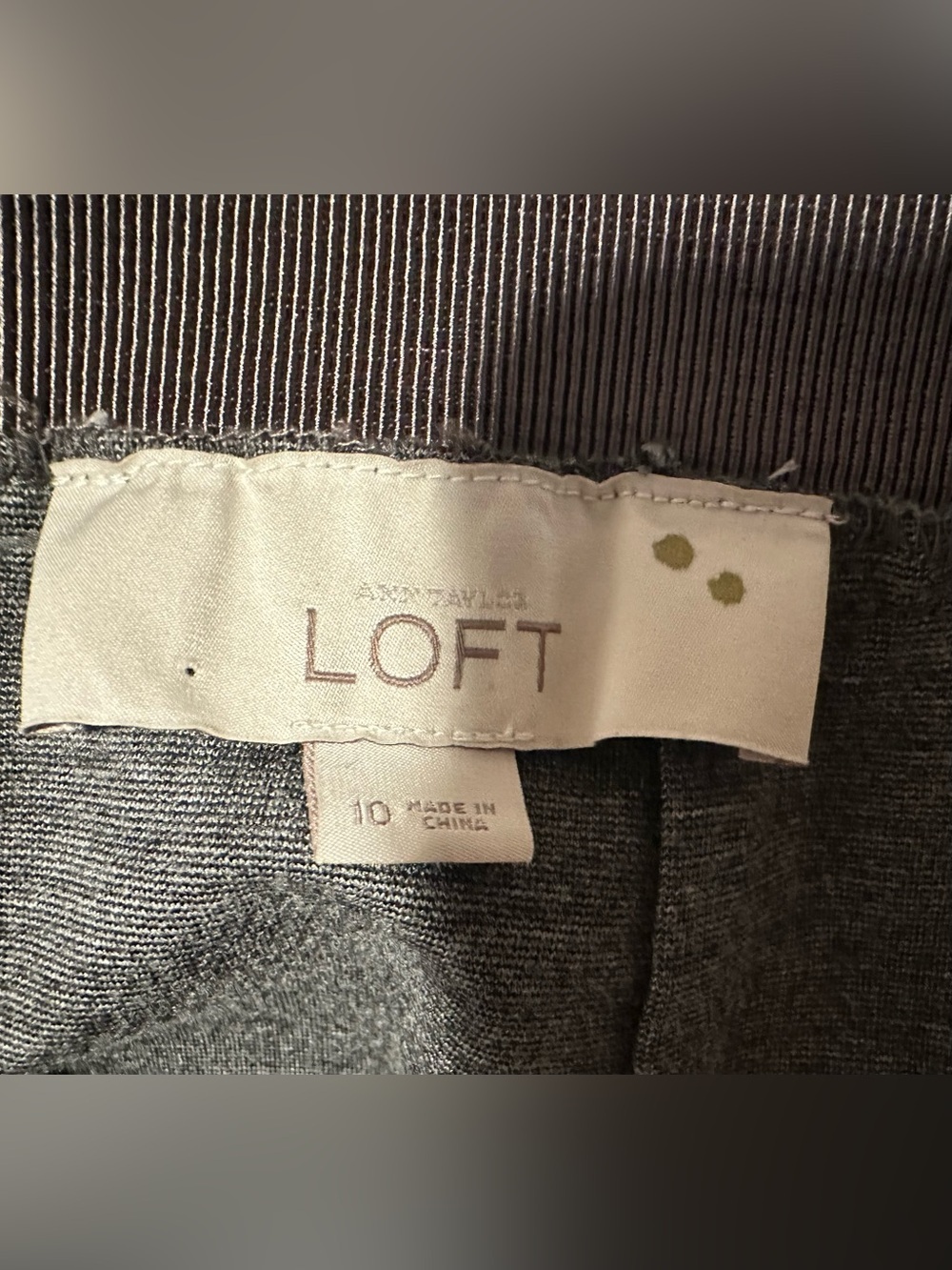 Ann Taylor Loft Women's Brown And Gray Lace Pencil Skirt Size 10 - Picture 6 of 10